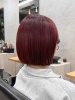 トゥイン 八王子(TWIN) 肩上切りっぱなしボブ/小顔ミディアムヘア/ボルドールビー