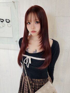 タブーセントラル(TABOO Central) TABOO Central【ロングレイヤー/ブリーチなしボルドーブラウン】