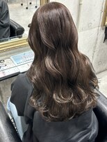 ルノン(LUNON)&nbsp;暗めカラーグランマッシュデザインカラーフェイスフレーミング