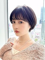 アフロート ルヴア(AFLOAT RUVUA)&nbsp;『岩田莉奈』40代50代お洒落な白髪染ショートボブ新宿ケアカラー