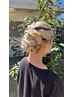 【土日祝16時～18時30分・個室セット面】ヘアセット￥2,500