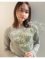olu.hair新安城/髪質改善/ショート/白髪ぼかし/縮毛矯正【 9/7 NEW　OPEN（予定）】&nbsp;ミディアムレイヤー