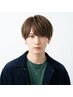 縮毛矯正・ストレート+カラー+メンズカット