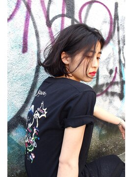 ビビト(bibito) bibito 50s エアリー切りっぱなしボブ ナチュラルスパイラル