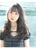 kiyoshi/ガーリー *黒髪 ブルーグレーロング*
