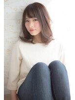 緩めk毛流sweetボブ