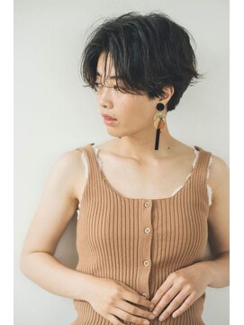 ベル 銀座並木通り店(Belle) 【大人可愛いエアリーショート】似合わせカット*佐野 雄基