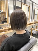 切りっぱなしボブ