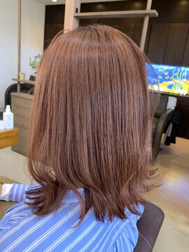 ラ メール ヘア デザイン(La mer HAIR DESIGN) ピンクベージュカラー