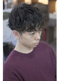 刈り上げ/ツーブロック/メンズスパイラルパーマ