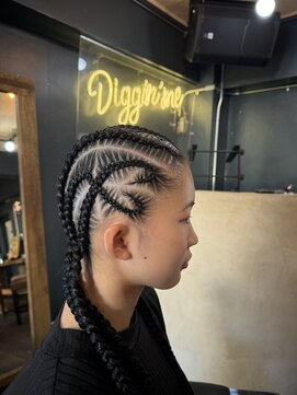 ディギンミー(Diggin'me) 全頭コーンロウ