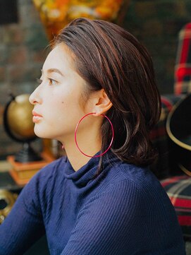 エクファ ヘア リゾート 大津 瀬田店(ex-fa hair resort) セミディカールショート姫カットシアーカラー