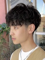 リット バイ フィフス 天文館店(Lit. by fifth)&nbsp;ツイストスパイラルパーマメンズマッシュ波巻きパーマ鹿児島30代