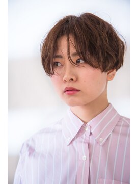 トーストアンドバナナズ 下高井戸(TOAST&BANANAS) 【簡単スタイリング】緩いパーマのハンサムショート【下高井戸】