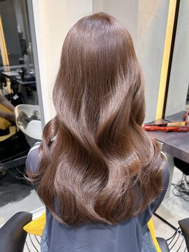 ロンドエニカ 大宮(Lond enika) 前髪カタログアンブレラカラーこなれミディウェーブパーマ大宮