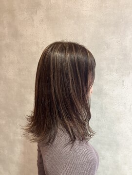 ヘアースペースブルームエア HAIR SPACE BLOOM Ea 透明感白髪ぼかしカラー