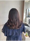 コテ巻き風パーマ