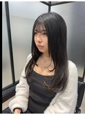 フェイスレイヤー×黒髪