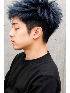 アンルポン(un.le.pont) ネイビーブルーワイルドショート