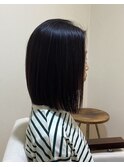 ミディアムボブ白髪染めハイライト30代40代50代60代/新瑞橋