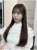 上品韓国ヘアラベンダーグレージュ