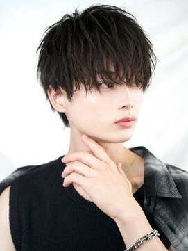 ゼロ 渋谷(XeRo) ツーブロックありラウンドマッシュ【緩めパーマ】