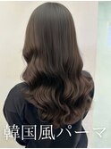 レイヤーカット/顔周りカット/顔周りレイヤー /韓国風パーマ