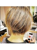 ショートボブ髪型20代30代40代50代前髪あり前髪なし面長丸顔
