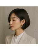 王道内巻きボブ　20代 30代 40代 50代 60代 髪質改善　ショート