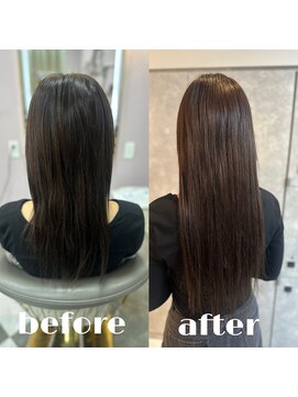 ガルボヘアー 心斎橋店(garbohair) お客様before&after#プルエクステ#心斎橋エクステ