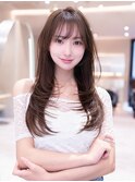 20代30代くびれ顔周りレイヤーカット/美髪質改善/縮毛矯正