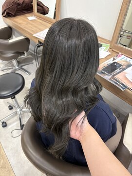 ブルーアッシュ×レイヤーカット