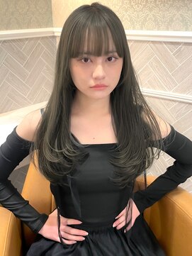 ロンド 銀座(Lond) Shina★黒髪ココアベージュ小顔レイヤー髪質改善縮毛矯正5