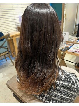 韓国ヘアレイヤーカットダブルハイライトカラー【Lapista池袋】