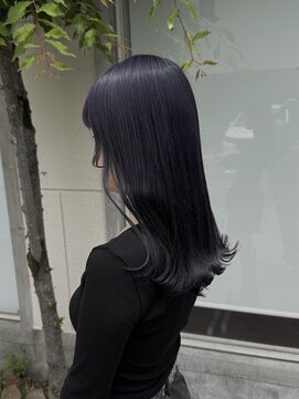 アロハナ 津店(ALOHANA) 10代・20代冬カラー/ミディアムレイヤーダークアッシュ髪質改善