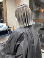 サニー 渋谷(SUNNY) バレイヤージュ、ハイライト、レイヤーロング、グレーベージュ