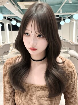 マインバイアフロートギンザ(MYNE by AFLOAT GINZA) レイヤーカット/顔周り/グレージュ/韓国ヘア