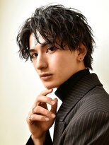 オーシャントーキョーオーバー 渋谷(OCEAN TOKYO OVER) メンズ波巻きツイスパニュアンススパイラルスパイキーショート