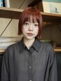 ネロ ヘアサロン 渋谷(NERO HAIR SALON)&nbsp;【ボブカット得意です◎】アプリコットオレンジブラウン￥11000