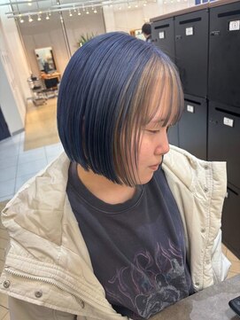 ユニ バイ マグ 長野店(Uni.by Mag) " 透け感抜群" ダブルカラー ミルクティーピンクベージュ