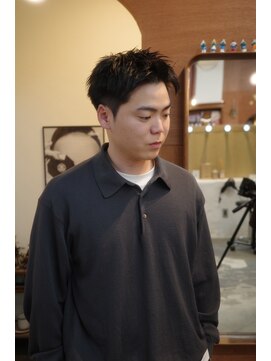 エディ(Edy) メンズスパイキーショート刈り上げジェットモヒカン眉毛カット