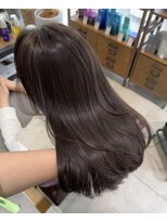 コート 青山(Cote) 美髪レイヤーカットオリーブグレージュグレージュカラー顔まわり