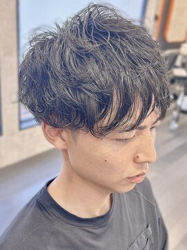 アグ ヘアー フォーキー 焼津店(Agu hair Forky) 【ナチュラルにキマる◎無造作メンズパーマ】