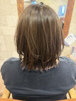 ヘアサロン アプリ(hair salon APPLI) 大人くびれミディ×透明感ベージュ