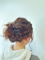 ビグディーサロン(BIGOUDI salon koshien)&nbsp;【ISAACBLANCO】大きなあみこみアップ