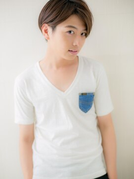 理容ハンサム 戸田公園店 長めバングとサラ髪☆爽やかショートa