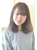 大人可愛い★ツヤ感×ベージュカラー★エレガントな仕上がり