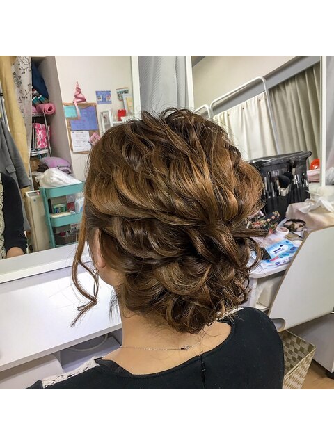 ルーズアップ/ヘアセット/ヘアメイク/結婚式/パーティー