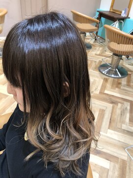 ロンドアベニール 北千住(Lond avenir) ブリーチなしのオシャレグラデーション☆担当店長川上功介