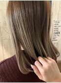 グレージュハイライトスタイル　【mifuyu】